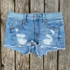 AEO Distressed Shortie